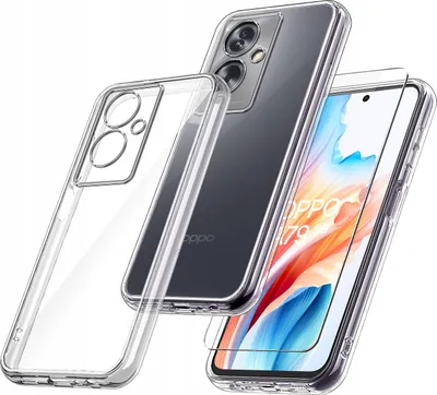 Zdjęcie produktu dla Etui do Oppo A79 5G WZMACNIANE 360° CLEAR + Szkło 9H