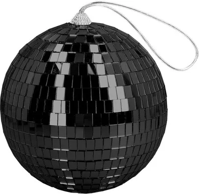 Produktbild von Disokugel schwarz Disco Party Deko Ø 15 cm