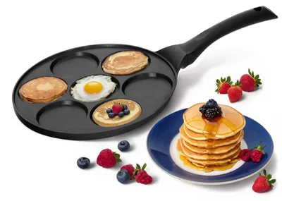 Produktbild von Pancakes Bratpfanne Pancake Pfannkuchen 3-fache Beschichtung Spiegeleier Oladji