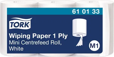 Image de TORK Mehrzweck-Papierwischtücher mit Innenabrollung Weiß M1 610133 (610133)