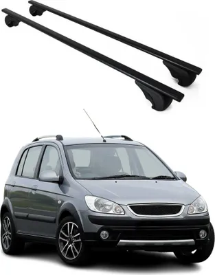 Produktbild von Dachträger Gepäckträger für Hyundai Getz 2002-2011 Grundträger Metall Schwarz 2x