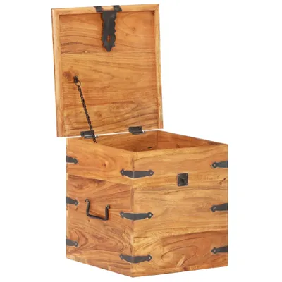 Produktbild von vidaXL Truhe 40x40x40 cm Akazie Massivholz