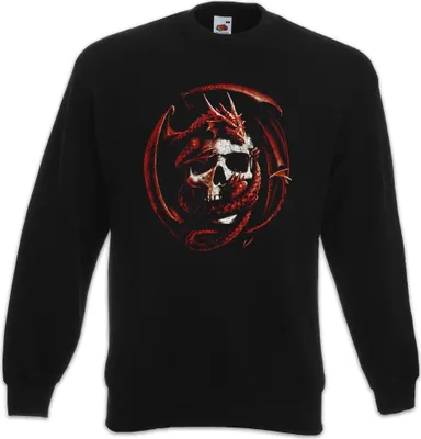 Produktbild von Urban Backwoods Skull & Dragon, Sweatshirt, Farbe: Schwarz, Größe: XL