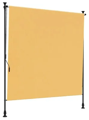 Obrázok produktu pre Vonkajšia rolo žalúzia – vertikálna markíza – PVC, ochrana pred slnkom na balkón a terasu – 120x270 cm – vodotesná, ochrana proti UV žiareniu – nastaviteľná, hliníkový rám – armygren