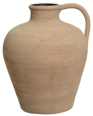 Produktbild von Decoris Vase - Krugmodell - Terrakotta - hellbraun - 25 x 30 cm - Blumenvase