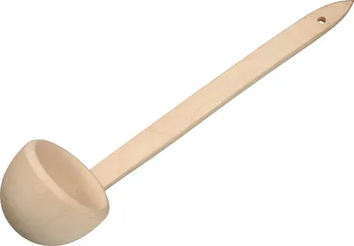 Produktbild von KOTARBAU® Schöpfkelle Küchenlöffel aus Holz 38 cm Suppen- und Saucenlöffel