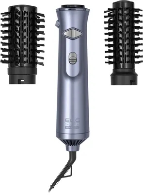 Immagine prodotto di ECG|Modifica Spazzola per capelli Moonstone|Spazzola ad aria calda|2 funzioni (styling professionale e asciugatura dei capelli|Vetroceramica, olio di argan e cheratina, tormalina| 1200W|