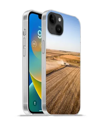 Produktbild von MuchoWow® Handyhülle Schutzhülle Hülle für Apple iPhone 14 Plus - Soft case Feld - Bauernhof - Traktor - Landwirt - Landleben Silikon Softcase Handy Hülle - Abbildung