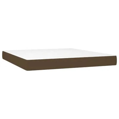 Immagine prodotto di vidaXL Materasso a molle insacchettate marrone scuro 160x200x20 cm tessuto