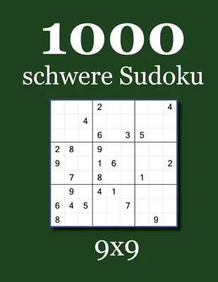 Produktbild von 1000 schwere Sudoku 9x9