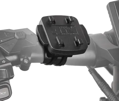 Produktbild von Wicked Chili Ersatz Fahrradhalterung 4-Krallen System, kompatibel mit iGrip, HR Herbert Richter, QuickFix, Teasi, Tahuna / Fahrrad Motorrad Lenker Vorbau Halterung Bike Mount (Flach und leicht, 20g)