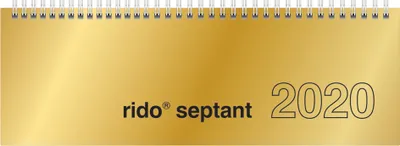 Produktbild von Querkalender 2014 septant gold