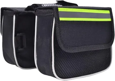 Image de Sacoche de selle pour vélo, étanche, réfléchissante, en polyester, pour VTT