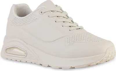 Produktbild von VAN HILL Damen Laufschuhe Sportschuhe Sportliche Profil-Sohle Schnür-Schuhe 841518, Farbe: Beige, Größe: 39