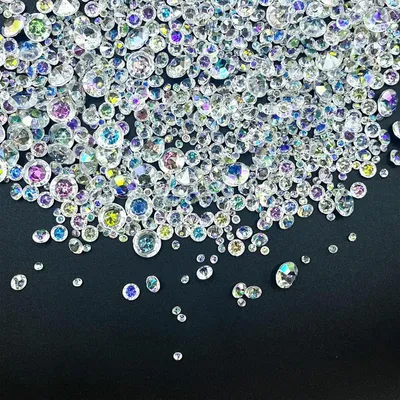 Productafbeelding van Decoratieve acryl diamanten, 4500 stuks, 3 mm/6 mm/10 mm, voor tafeldecoratie