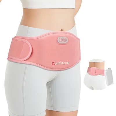 Productafbeelding van Verwarmingsgordel voor heren, geschikt voor menstruatiepijn in buik en rug, met 5000 mAh batterij, 16 x 150 cm, draadloze verwarmingsgordel, verwarmingskussen voor de buik tijdens de menstruatie