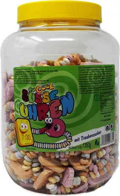 Obrázek produktu pro Cool Candy barevné hodinky z dextrózového cukerného koncentrátu 1350g