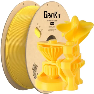 Immagine prodotto di Filamento PETG, diametro 1,75 mm, bobina da 1 kg, colore giallo