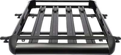 Produktbild von Dachträger, Aluminiumkonstruktion, Stahlleisten für Stabilität, schwarz