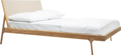 Produktbild von home24 Bett - Eiche Massiv