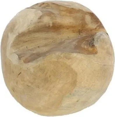 Produktbild von INNA-Glas Holzkugel Teak BEDRAN, Natur, Ø20cm - Naturholz Kugel