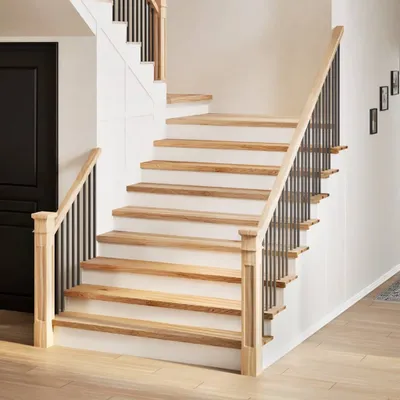 Produktbild von Design Treppenstufen 20 Stk. Unbehandelt 120x30x2 cm Massivholz Eiche, Stufenmatten 2024 Neu