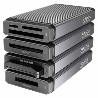 Productafbeelding van SanDisk Professional PRO-READER - Kaartlezer (SD, CF, microSD) - USB-C 3.2 Gen 1
