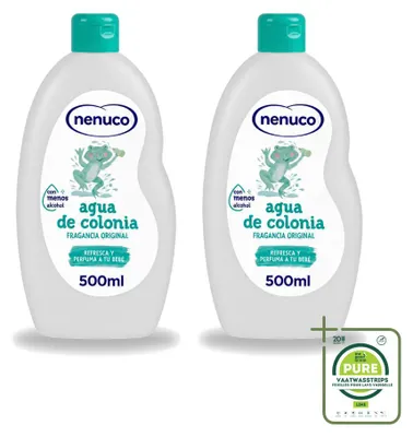 Image de 2 x Eau de Cologne Nenuco - 500 ml - Grand format - Lot de 2