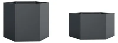 Productafbeelding van Westmann Metall verhoogde plantbakset "Varia 52" + "Varia 77"