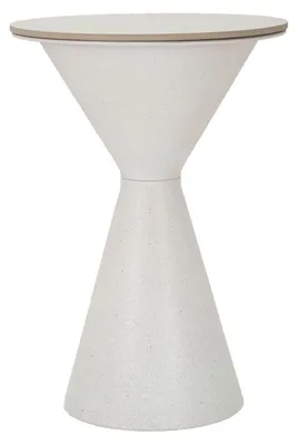 Obrázek produktu pro Bočný stolík Mauro Ferretti White double Ø 44,5x63 cm biely