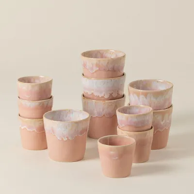 Immagine prodotto di COSTA NOVA Grespresso Mocha, Lungo & Espresso Cup Set – 6 People – 18 Pieces – Soft Pink