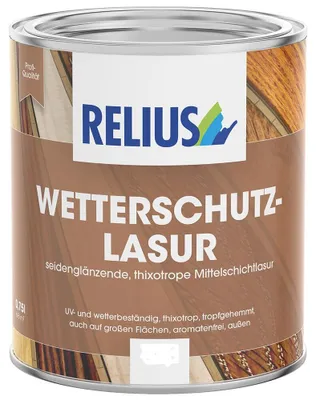 Produktbild von Relius Wetterschutzlasur kastanie 0,75Ltr. * 309855