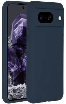 Imagen del producto de Funda Trasera de Silicona Lí­quida para Google Pixel 8 - Azul oscuro
