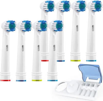 Obrázek produktu pro Braun Oral-B Precision Clean sada 8 držáků s klapkou