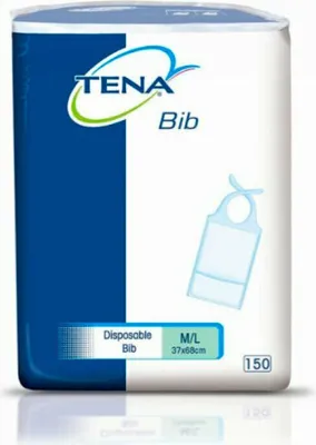 Image de TENA Bib M/L Serviette de protection, 150 pces
