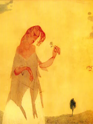 Zdjęcie produktu dla Obraz drukowany Paul Klee - Hesitation, 1906 (80 x 60 cm)