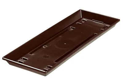 Produktbild von Geli Balkonkasten Untersetzer STANDARD Braun  40 cm - Kunststoff