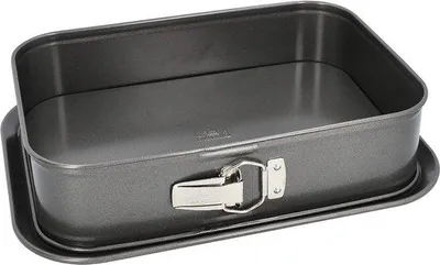 Obrázok produktu pre Hranatá forma na pečenie 34 x 23,5 cm z uhlíkovej ocele, antracitová