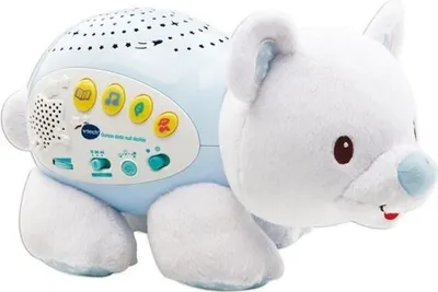 Produktbild von Musikalisches Baby Nachtlicht, VTECH BABY Ourson Dodo Nuit Etoilée, Sternenprojektor, Geräuschsensor, Timer 15 30 45 Minuten, 0-6 Jahre