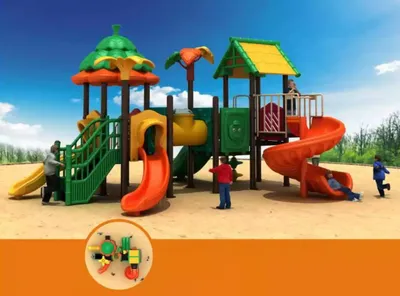 Immagine prodotto di Parco giochi nella giungla Parco giochi in giardino Animazione all'aperto per bambini Parchi gioco