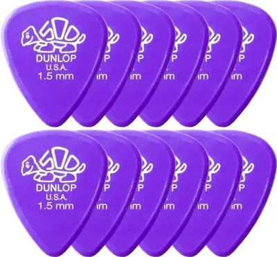 Produktbild von 12x Dunlop Delrin 500 Plektren - 1,50 mm - lavendel