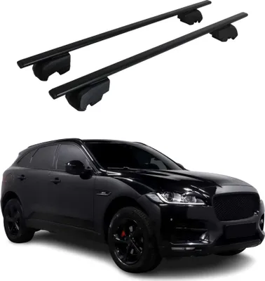 Immagine prodotto di Barre portatutto trasversali per Jaguar F-Pace 2017-2021 Ferro nero ABE