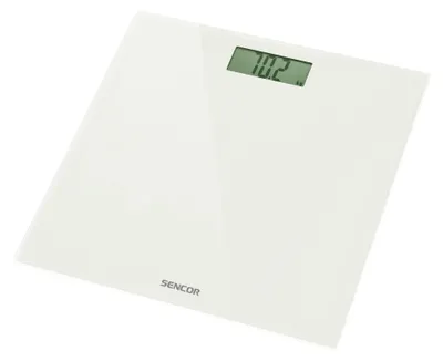 Produktbild von Körperschuppen, Sencor, Sicherheitsglas, Max 150 kg, Weiß