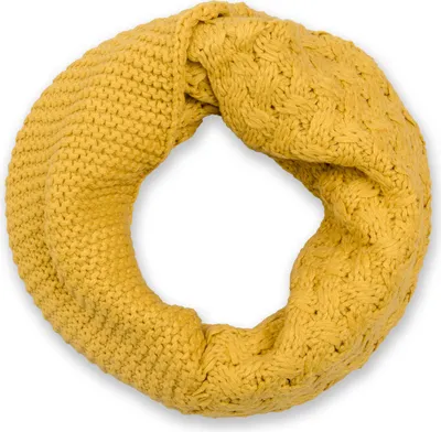 Produktbild von styleBREAKER Uni Strick Loop Schal mit Mustermix, Uni Feinstrick Schlauchschal, Winter Strickschal 01018153