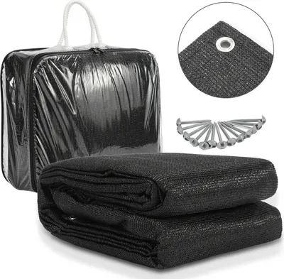 Obrázok produktu pre Jopassy Stan Koberec 250X550cm Markíza Koberec Camping Koberec Vonkajší koberec Markíza Podlaha stanu Stopa Stanová podlaha pre stan Motorhome Black