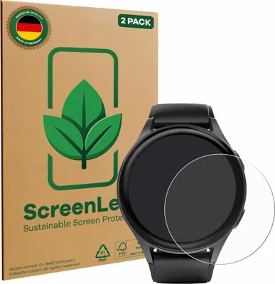 Produktbild von 2x ScreenLeaf Schutzfolie für Hama 8900 (45 mm) nachhaltiger Displayschutz Display Schutz Folie Klar Transparent