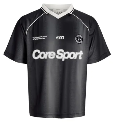 Produktbild von JACK & JONES Jcoclub Football AOP Open Collar Tee
