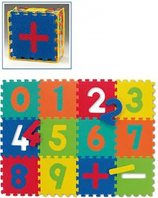 Produktbild von Kinderspielmatte DIGITS 30 x 30 x 1,2 cm