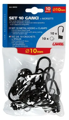 Obrázek produktu pro Sada 10 rukojetí + svorky - Ø 10 mm