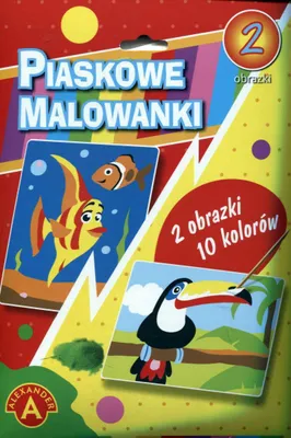 Immagine prodotto di Piaskowe malowanki Rybka i Tukan zestaw